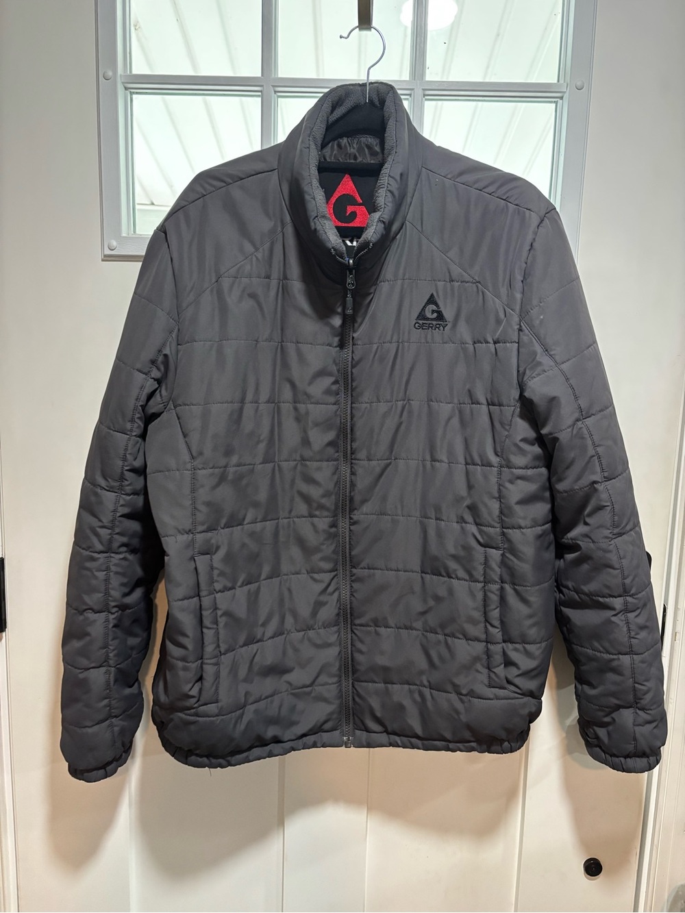 Gerry Weber Quilted Puffer Jacket in Charcoal